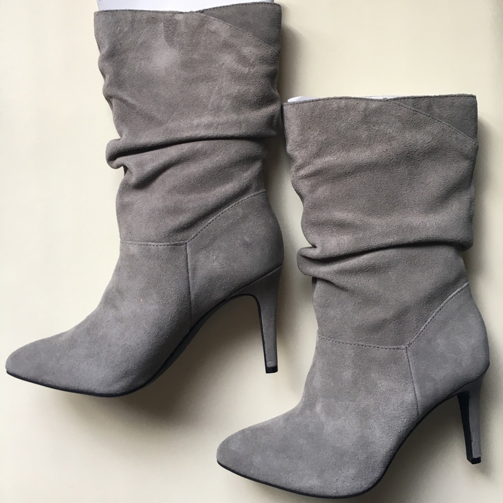 Audrey Brooke slouchy suede boots